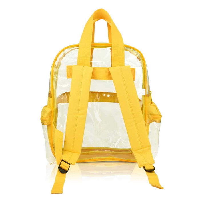 Dalix Clear Backpack Bags Smooth Plastic Transparent See Through