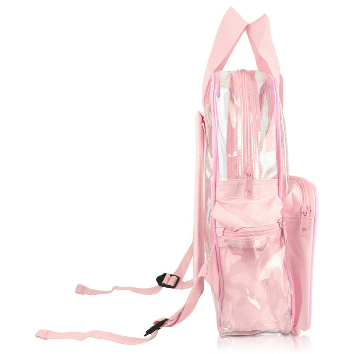 Dalix Clear Backpack Bags Smooth Plastic Transparent See Through