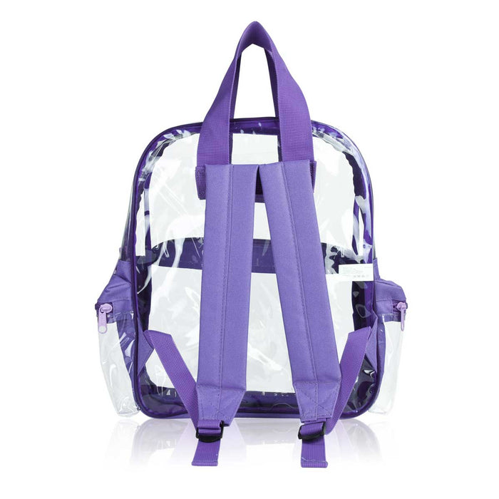 Dalix Clear Backpack Bags Smooth Plastic Transparent See Through