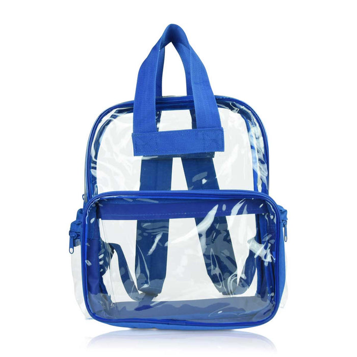Dalix Clear Backpack Bags Smooth Plastic Transparent See Through