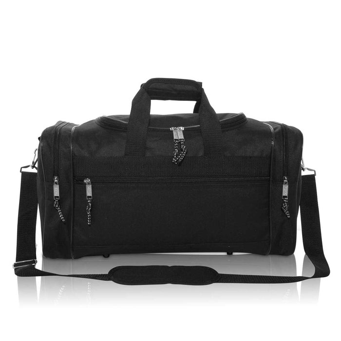 Dalix 17" Blank Duffel Bag Travel Size Sports Durable Gym Bag