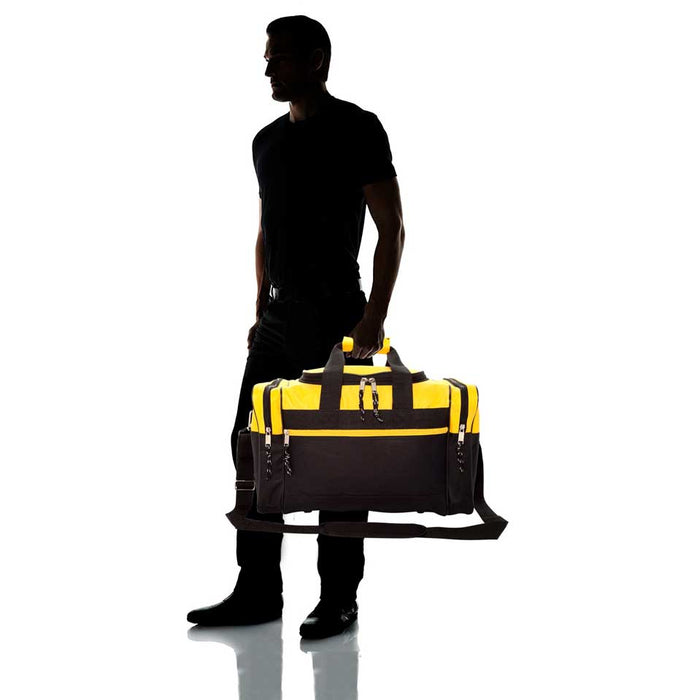 Dalix 17" Blank Duffel Bag Travel Size Sports Durable Gym Bag
