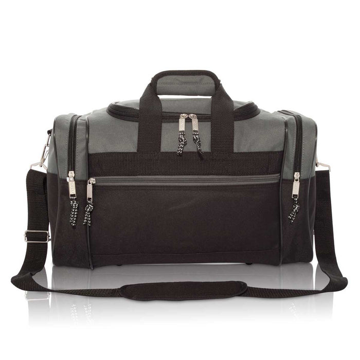 Dalix 17" Blank Duffel Bag Travel Size Sports Durable Gym Bag