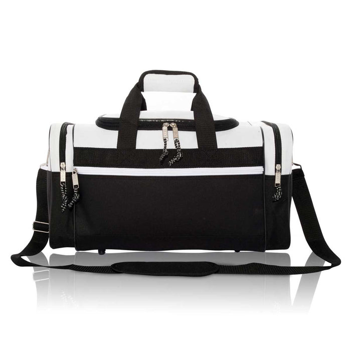 Dalix 17" Blank Duffel Bag Travel Size Sports Durable Gym Bag