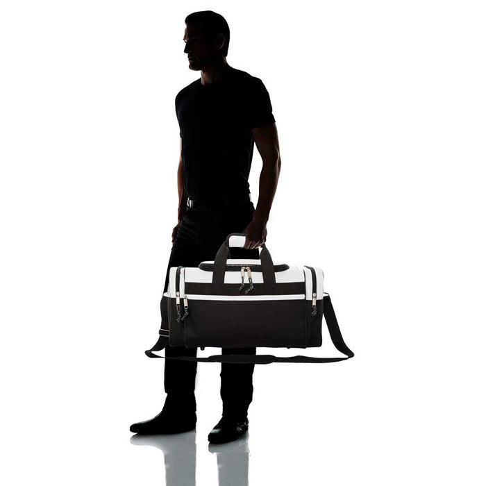 Dalix 17" Blank Duffel Bag Travel Size Sports Durable Gym Bag