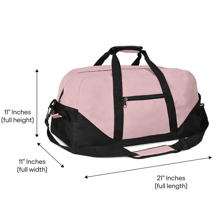 Dalix 21" Large Duffel Bag with Adjustable Strap