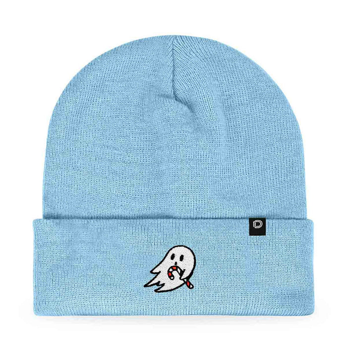 Dalix Candy Cane Ghost Beanie
