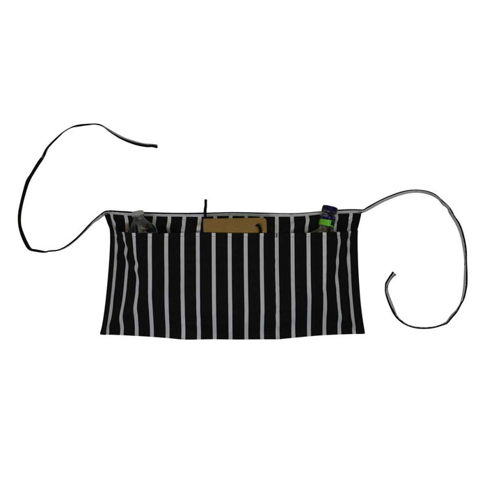 DALIX 24" Medium Kitchen Restaurant Waist Apron (3 Pockets) (Black, White, Navy Blue, Black-White)