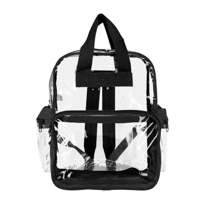 Dalix Clear Backpack Bags Smooth Plastic Transparent See Through