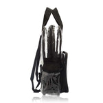 Dalix Clear Backpack Bags Smooth Plastic Transparent See Through