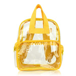 Dalix Clear Backpack Bags Smooth Plastic Transparent See Through