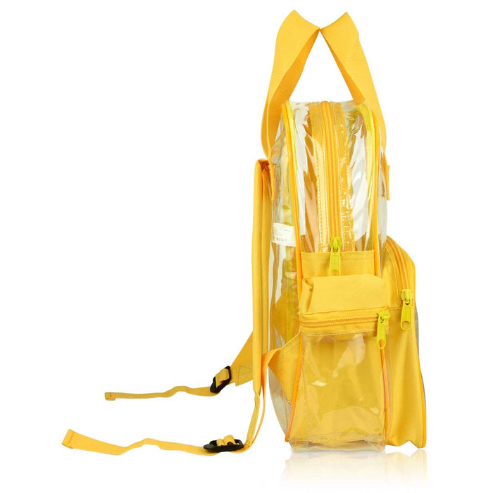 Dalix Clear Backpack Bags Smooth Plastic Transparent See Through
