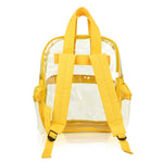 Dalix Clear Backpack Bags Smooth Plastic Transparent See Through