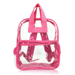 Dalix Clear Backpack Bags Smooth Plastic Transparent See Through