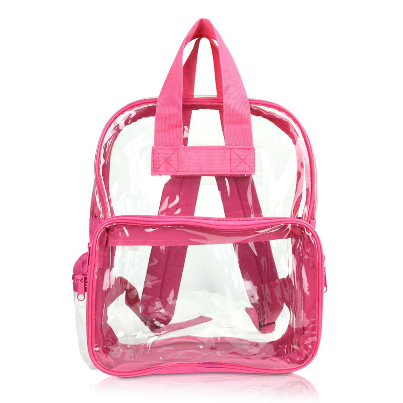 Dalix Clear Backpack Bags Smooth Plastic Transparent See Through