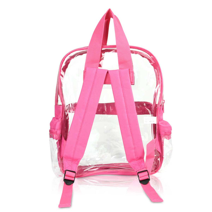 Dalix Clear Backpack Bags Smooth Plastic Transparent See Through