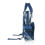 Dalix Clear Backpack Bags Smooth Plastic Transparent See Through