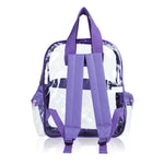 Dalix Clear Backpack Bags Smooth Plastic Transparent See Through