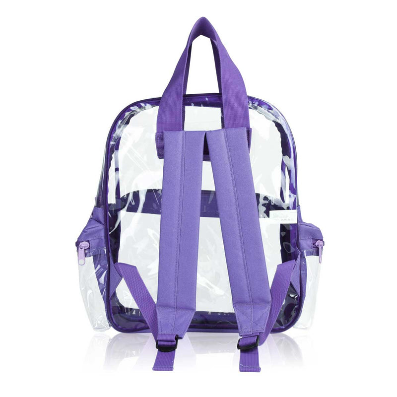Dalix Clear Backpack Bags Smooth Plastic Transparent See Through