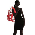Dalix Clear Backpack Bags Smooth Plastic Transparent See Through