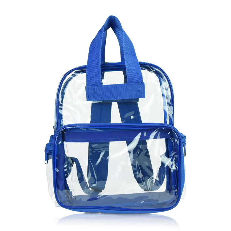 Dalix Clear Backpack Bags Smooth Plastic Transparent See Through