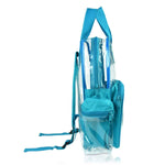 Dalix Clear Backpack Bags Smooth Plastic Transparent See Through
