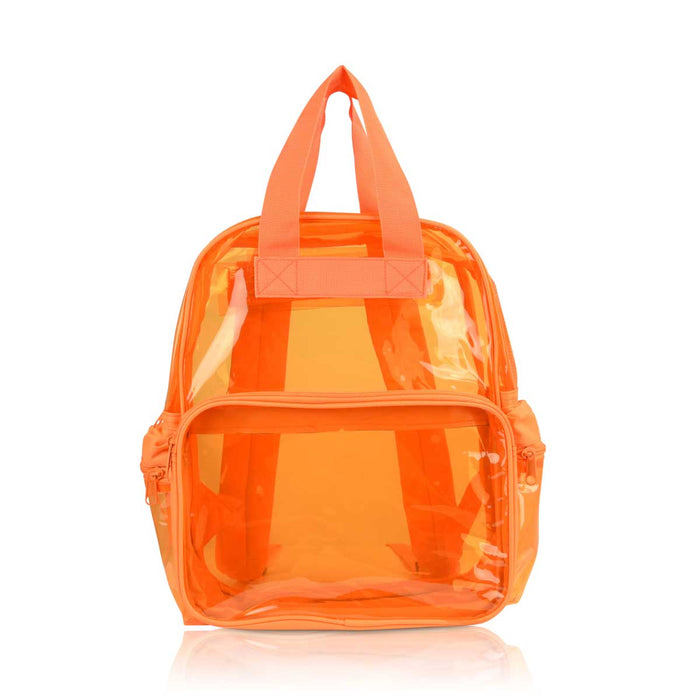 Dalix Small Neon Clear Backpacks