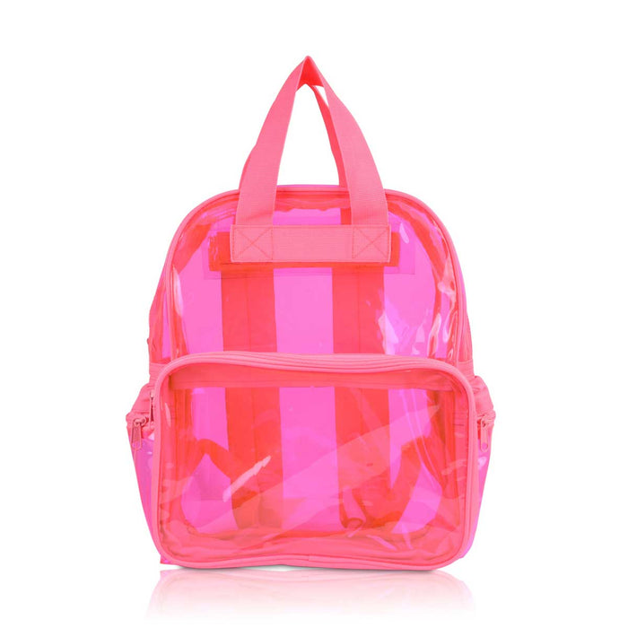 Dalix Small Neon Clear Backpacks