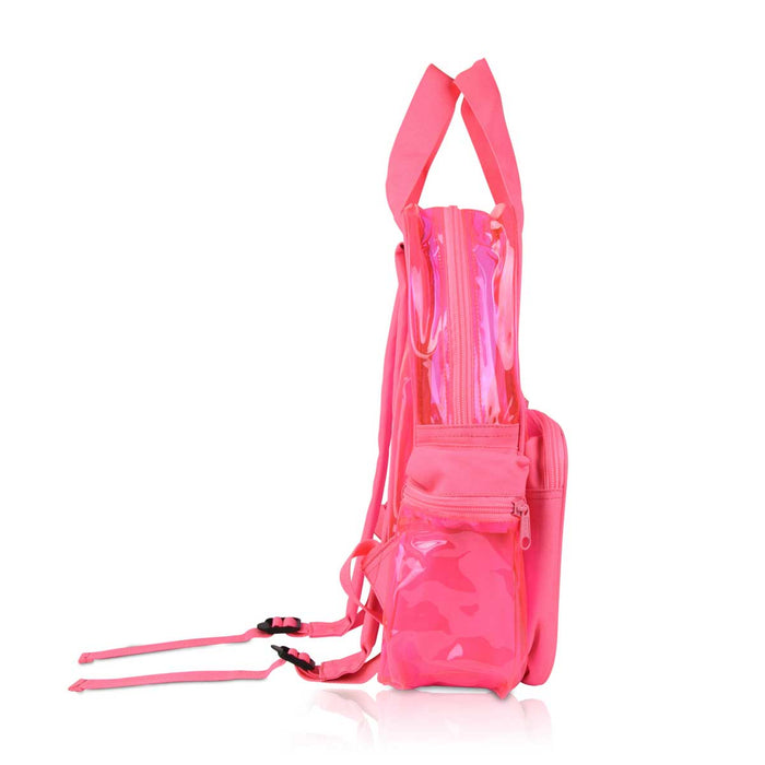 Dalix Small Neon Clear Backpacks