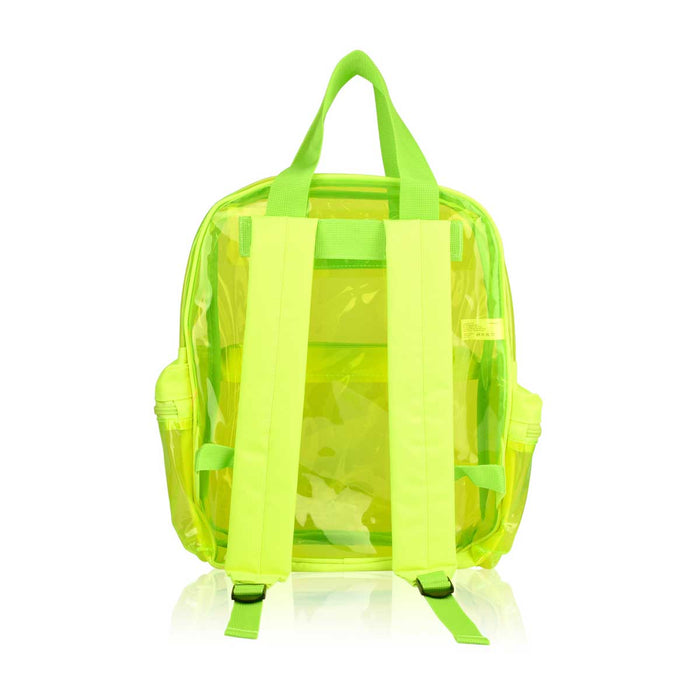 Dalix Small Neon Clear Backpacks