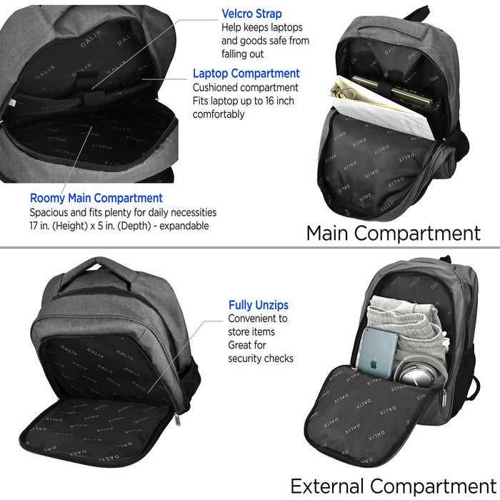 Dalix Extra Large Backpack