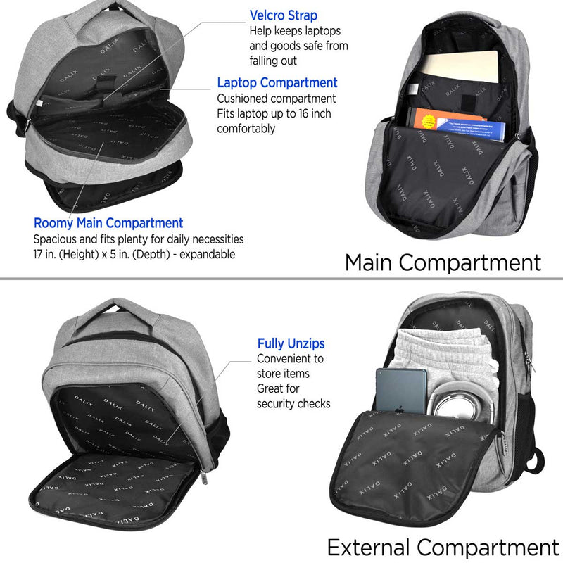 Dalix Extra Large Backpack