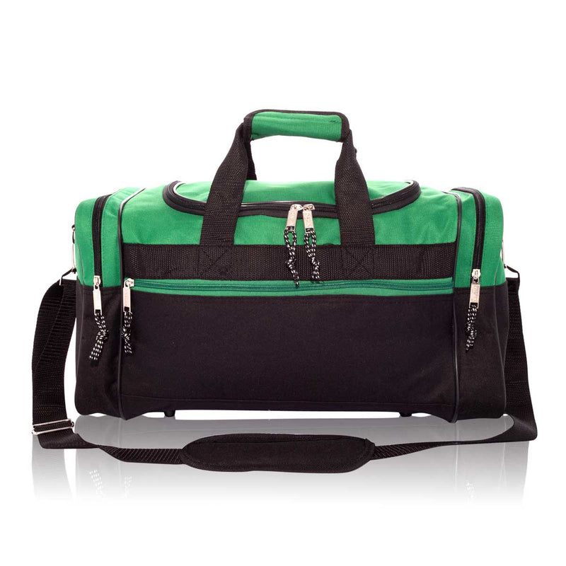 Dalix 17" Blank Duffel Bag Travel Size Sports Durable Gym Bag