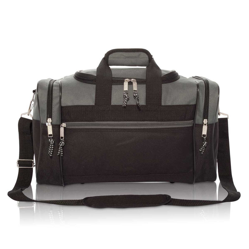 Dalix 17" Blank Duffel Bag Travel Size Sports Durable Gym Bag