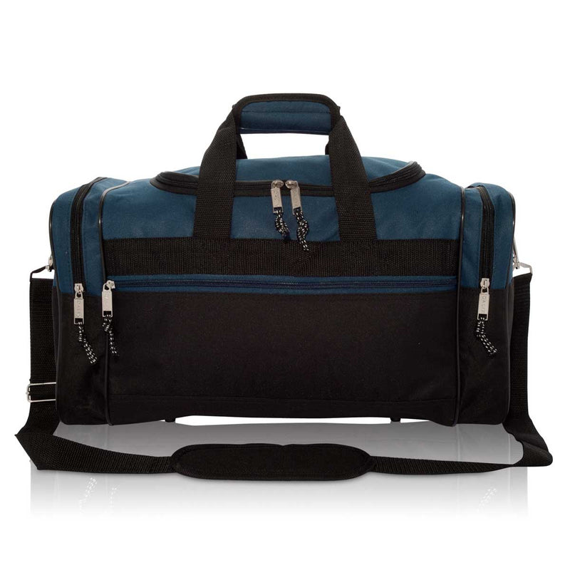 Dalix 17" Blank Duffel Bag Travel Size Sports Durable Gym Bag