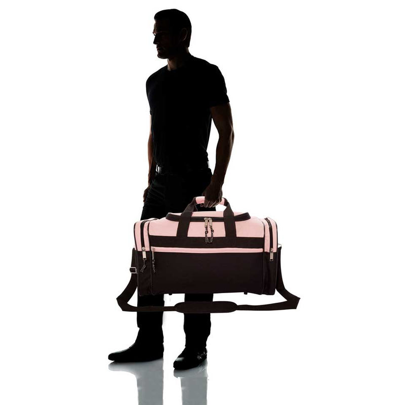 Dalix 17" Blank Duffel Bag Travel Size Sports Durable Gym Bag