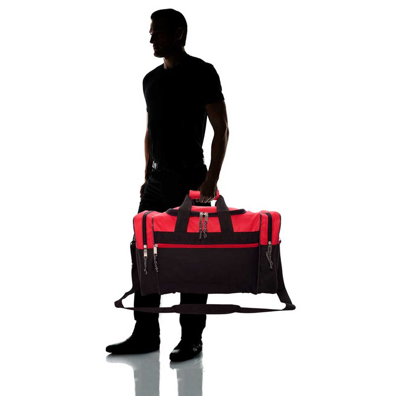 Dalix 17" Blank Duffel Bag Travel Size Sports Durable Gym Bag