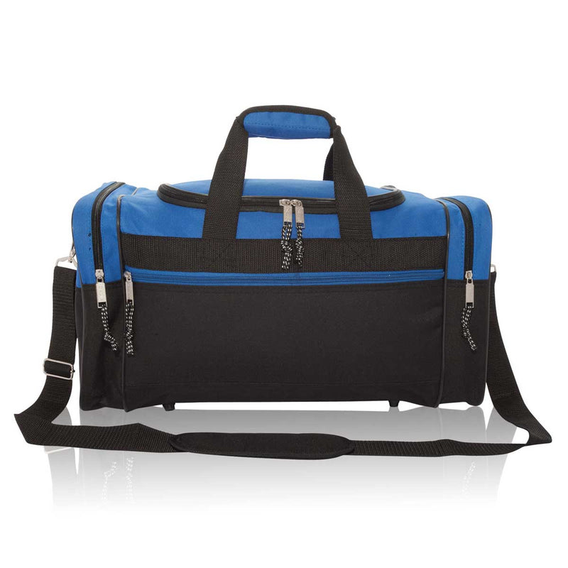 Dalix 17" Blank Duffel Bag Travel Size Sports Durable Gym Bag