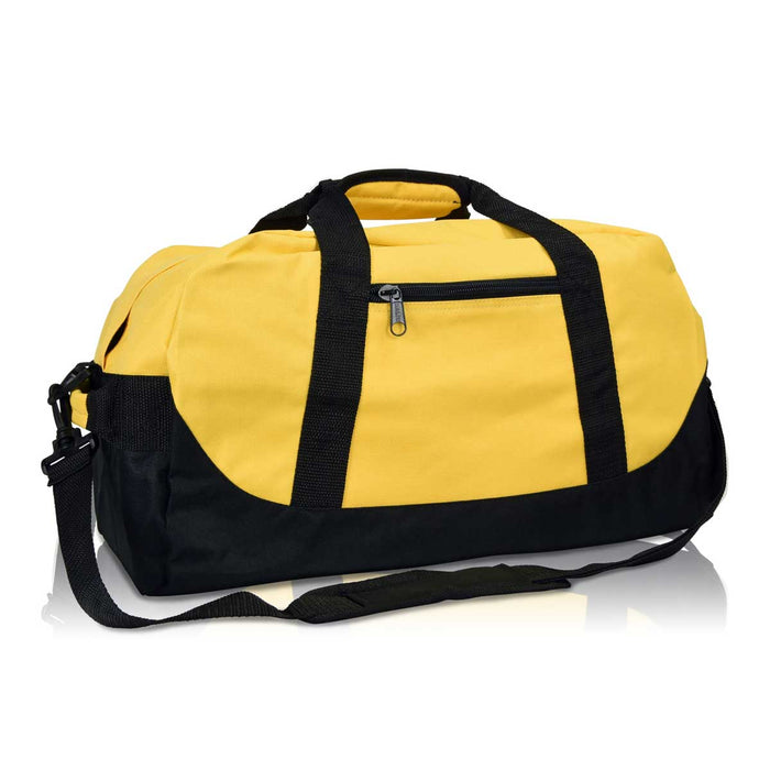 Dalix 18" Duffel Bag Two-Tone Sports Travel Bag