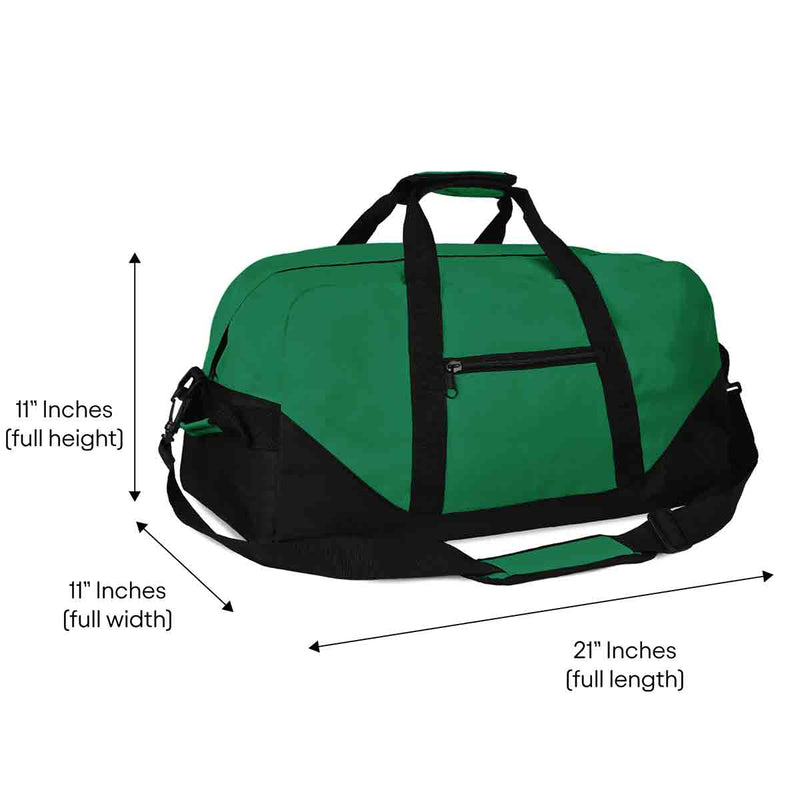 Dalix 21" Large Duffel Bag with Adjustable Strap