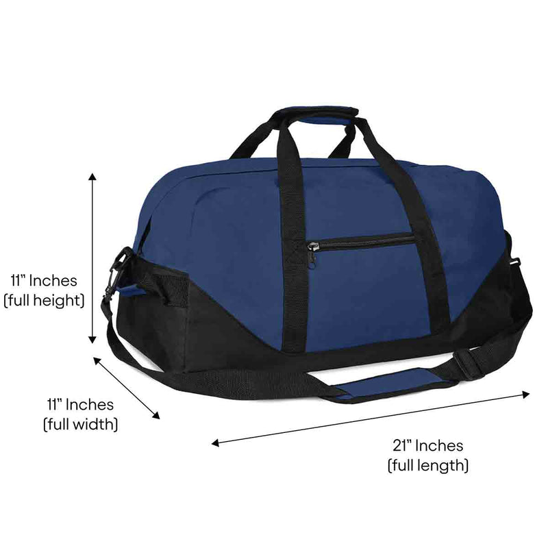 Dalix 21" Large Duffel Bag with Adjustable Strap