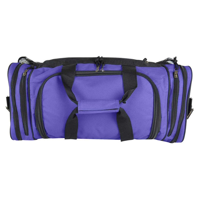 Dalix 20" Sports Duffel Bag with Mesh and Valuables Pockets