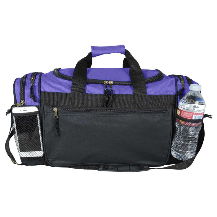 Dalix 20" Sports Duffel Bag with Mesh and Valuables Pockets