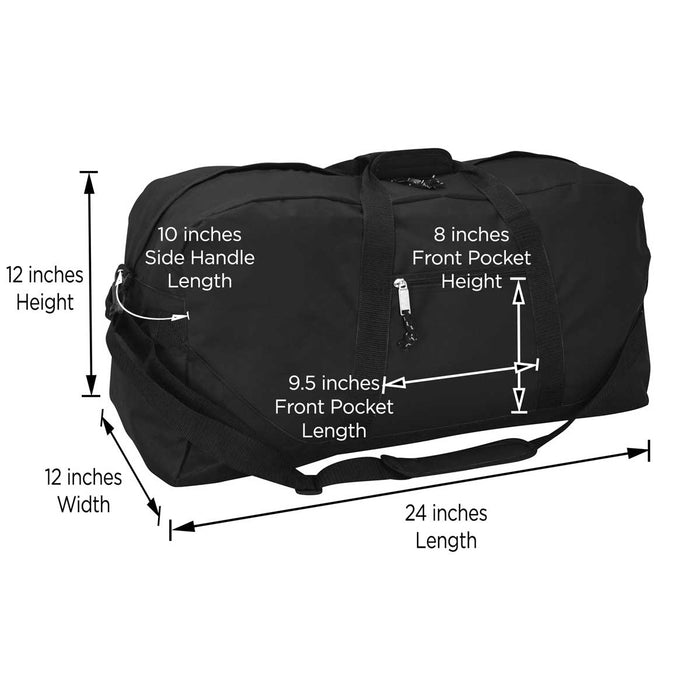 Dalix 25" Big Adventure Large Gym Sports Duffel Bag