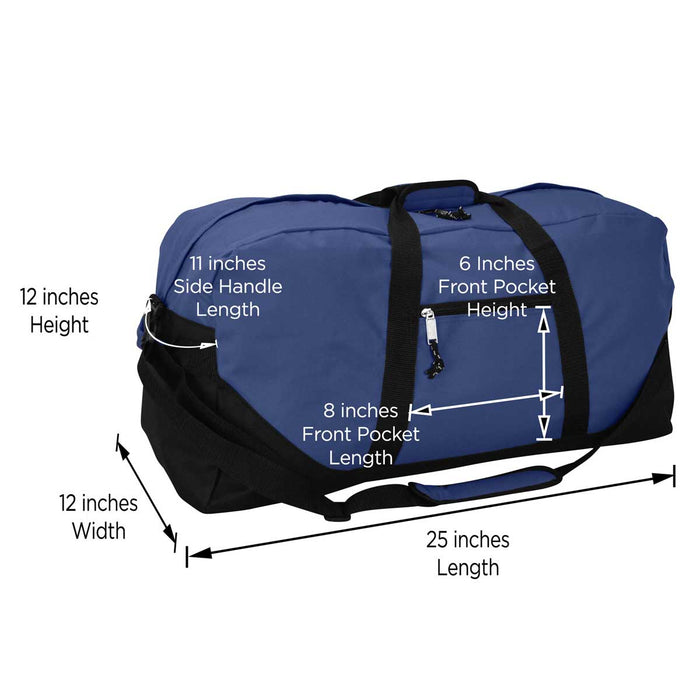 Dalix 25" Big Adventure Large Gym Sports Duffel Bag