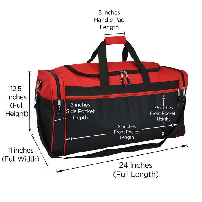 Dalix 25" Extra Large Vacation Travel Duffel Bag