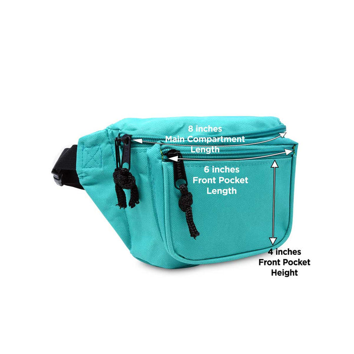 Dalix Fanny Pack w/ 3 Pockets
