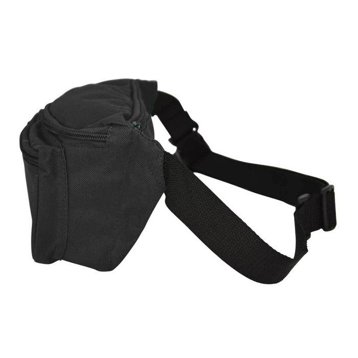 DALIX Fanny Pack 7" Travel Belt Pouch Waist Wallet Bag w/ 3 Pockets FP-002 Fanny Packs DALIX 