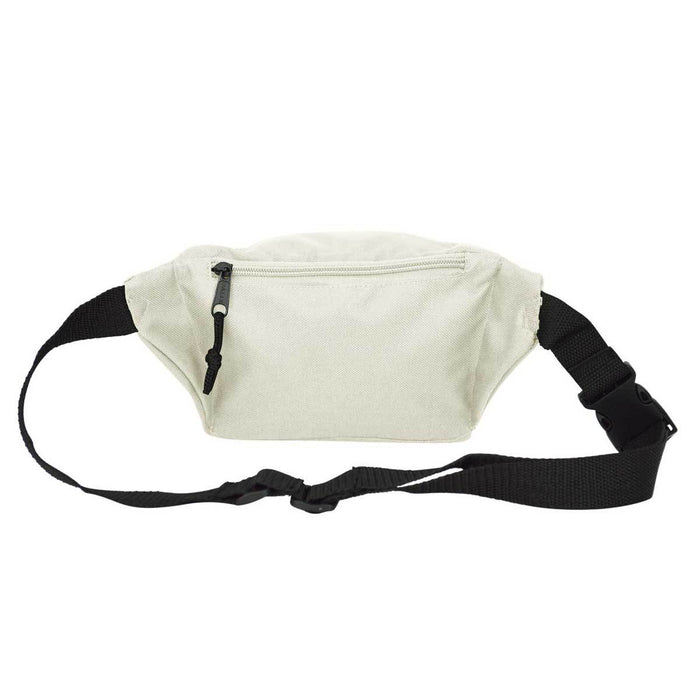 DALIX Fanny Pack 7" Travel Belt Pouch Waist Wallet Bag w/ 3 Pockets FP-002 Fanny Packs DALIX 