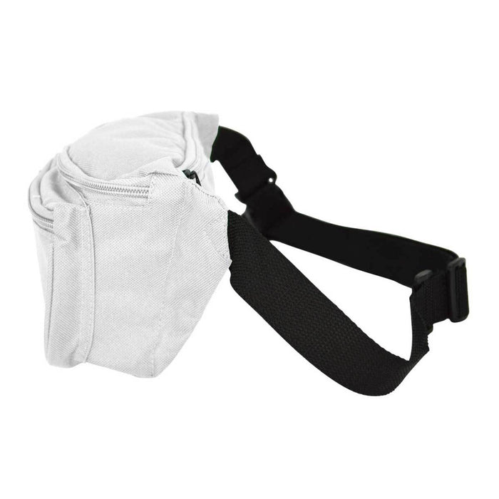 DALIX Fanny Pack 7" Travel Belt Pouch Waist Wallet Bag w/ 3 Pockets FP-002 Fanny Packs DALIX 